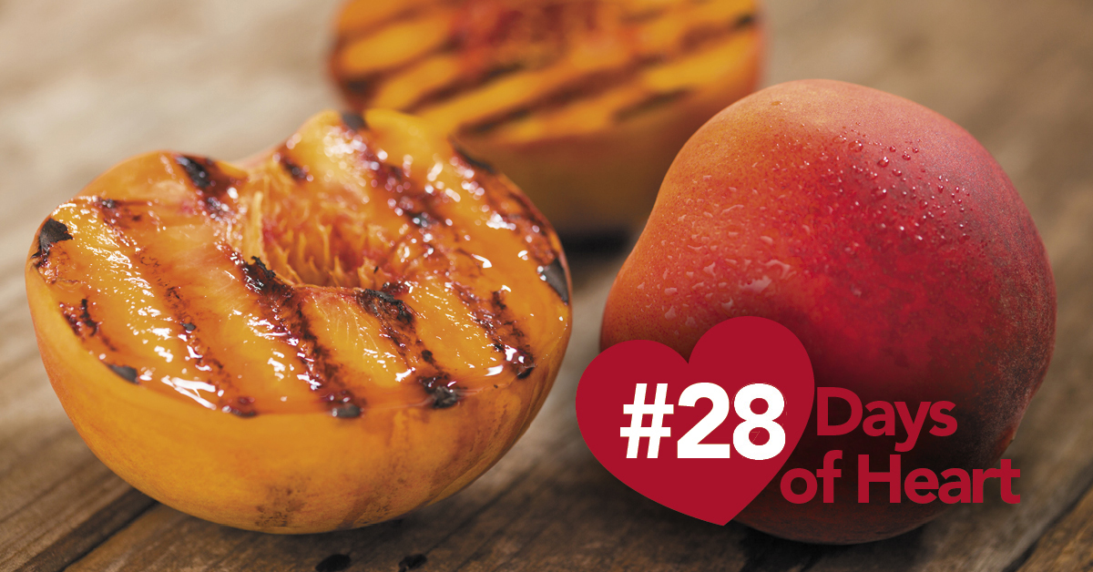 Grilled Peaches with Yogurt and Honey